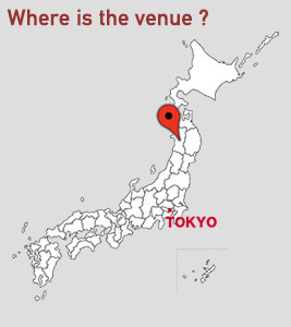 地図画像　秋田県所在地